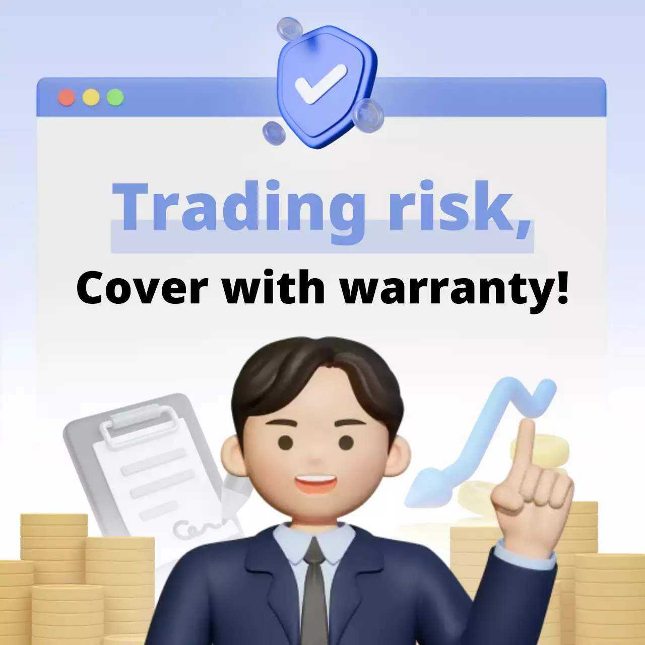 blue modern finance warranty