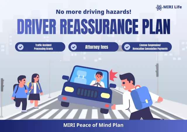 blue modern insurance promotion