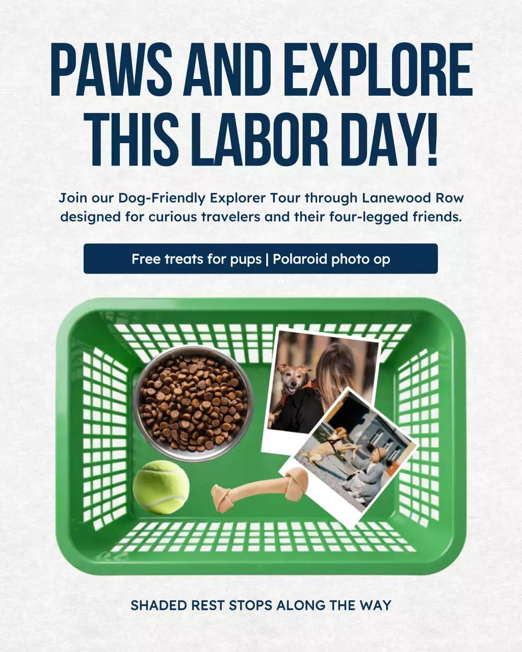 Blue Modern Pet Event Announcement Instagram Post