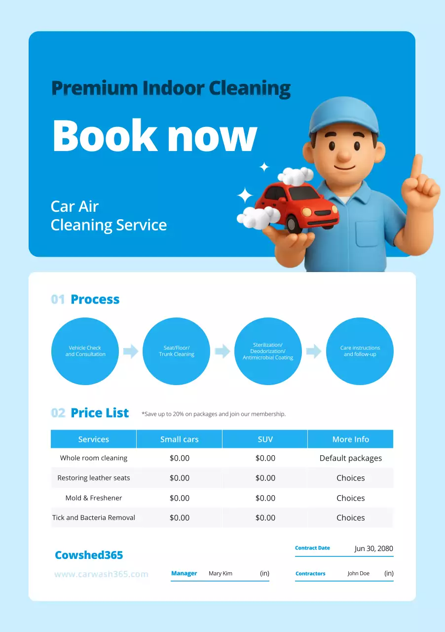 khuyến mãi vệ sinh hiện đại màu xanh