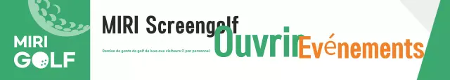 Événement Open de golf Green Simple