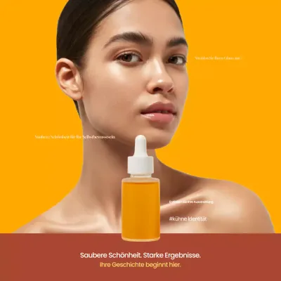 Orange Modern Skincare Werbung