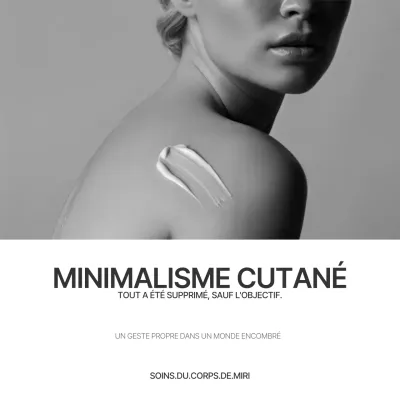 Publicité Mono Minimal Skincare