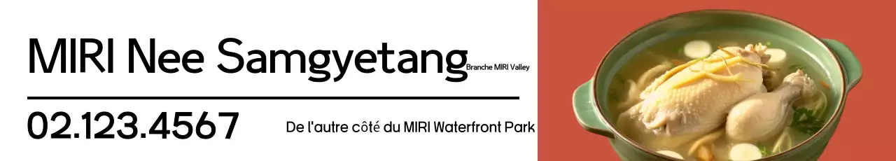 Publicité du restaurant Orange Simple