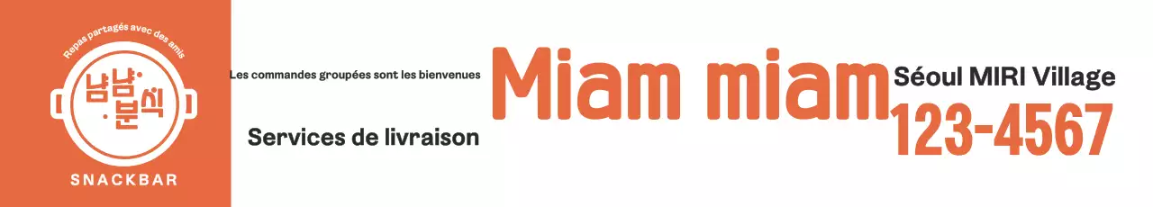 Promotion du service de livraison de base Orange