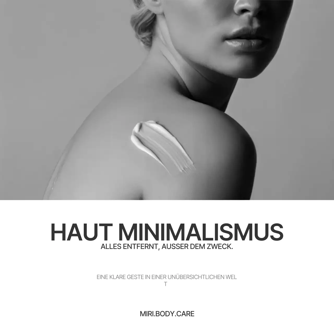 Mono Minimal Skincare Werbung