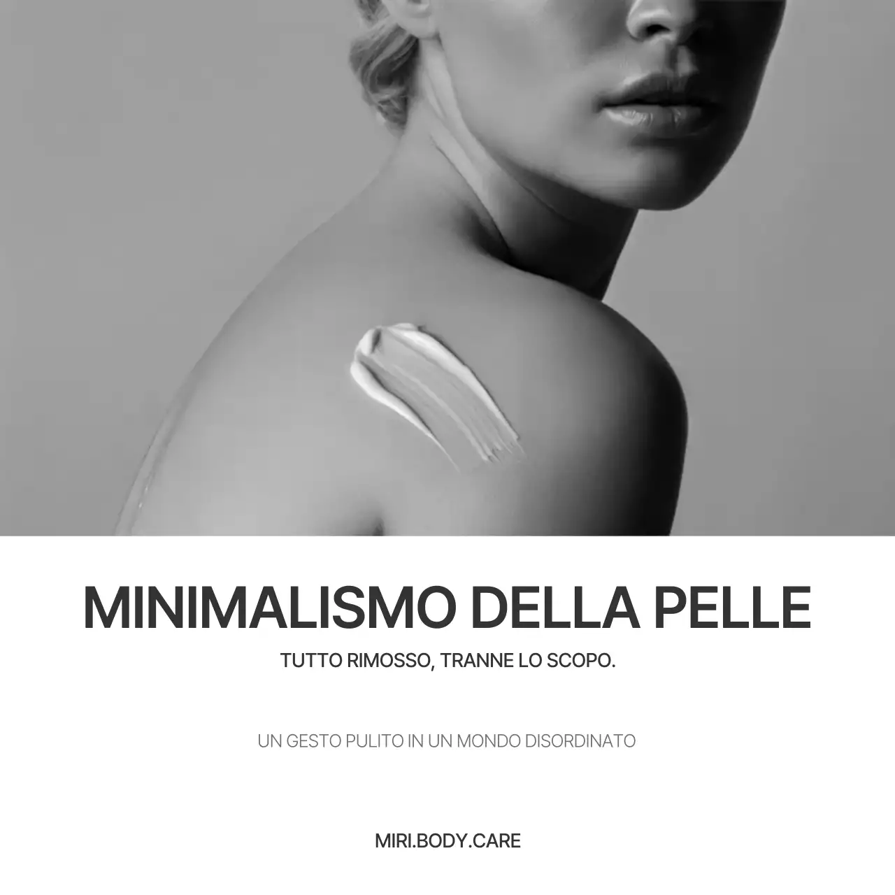 Pubblicità di Mono Minimal Skincare