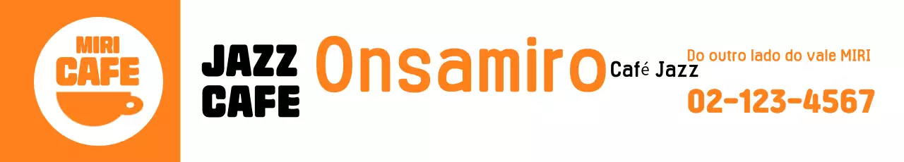 Promoção Orange Modern Cafe
