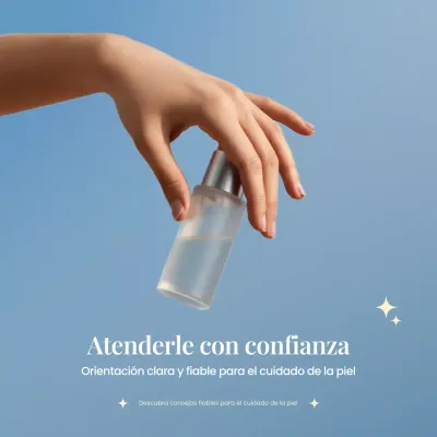 Anuncio de Blue Minimal Skincare
