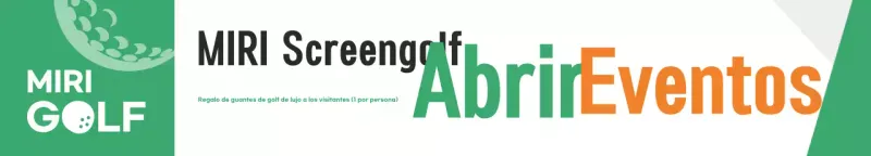 Evento Abierto de Golf Simple Verde