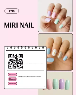 Avis sur le nail art rose mignon