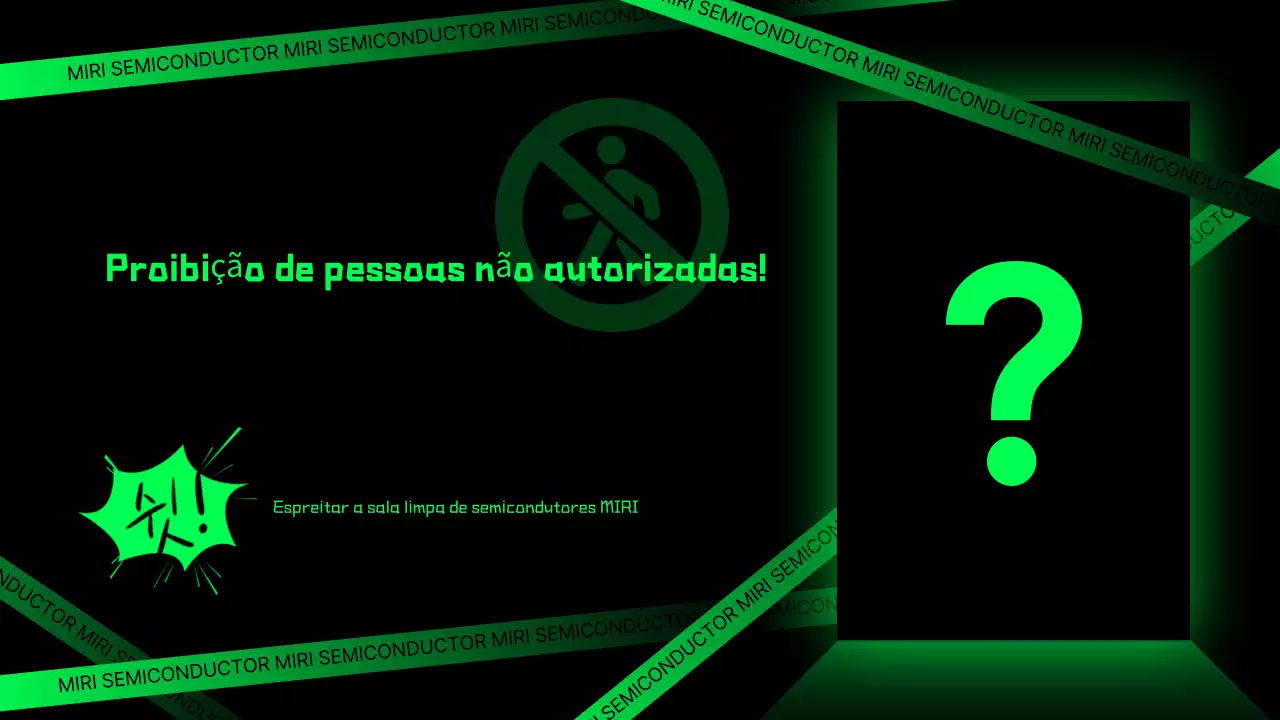 Aviso de proibição de entrada com contraste neon