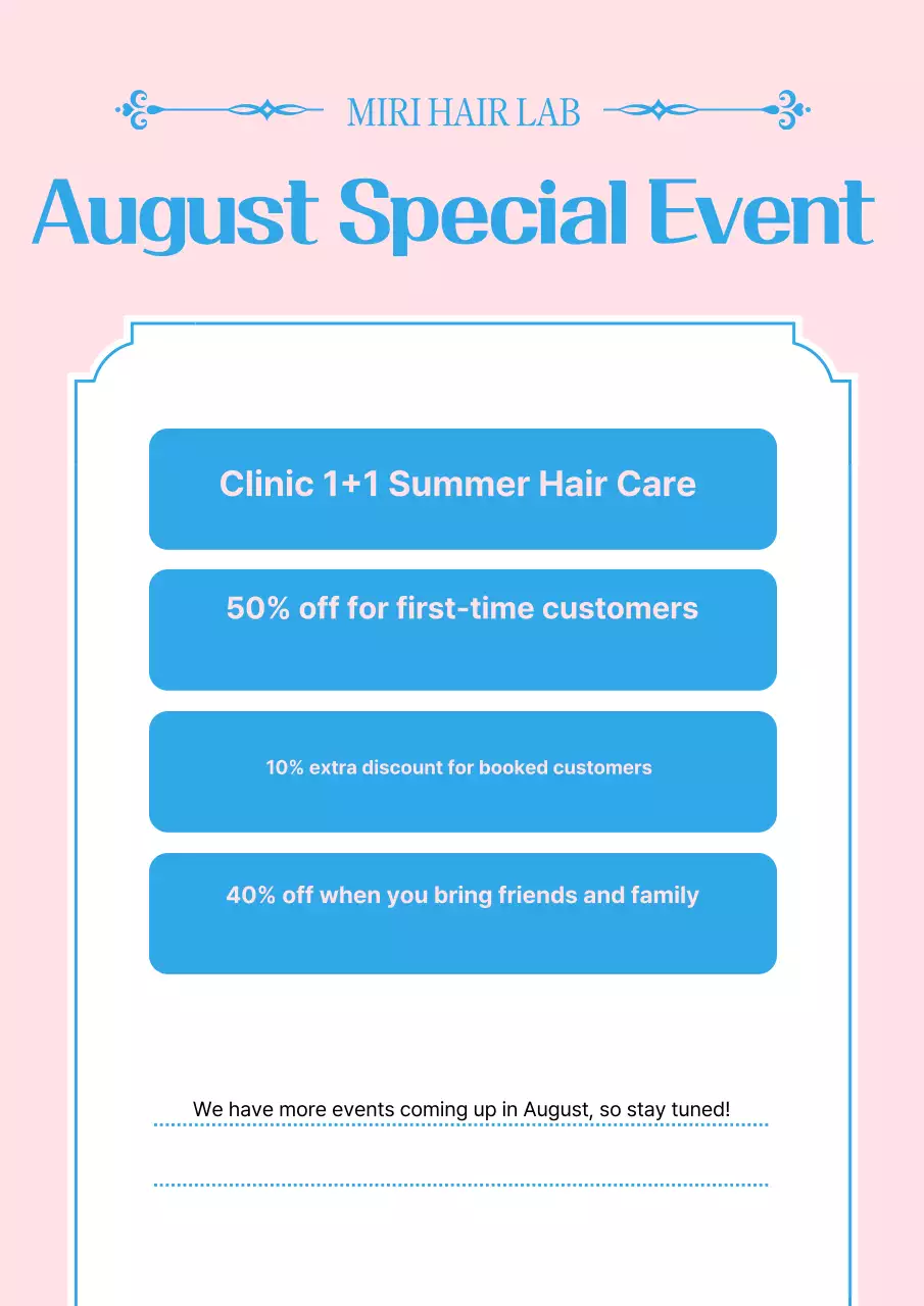 Hướng dẫn sự kiện Pink Simple