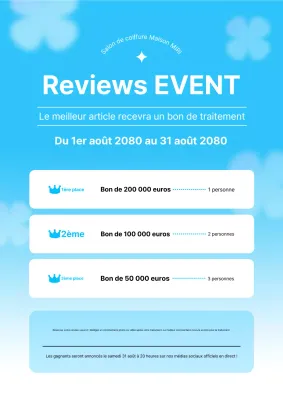 Guide de l'événement Sky Blue Clean