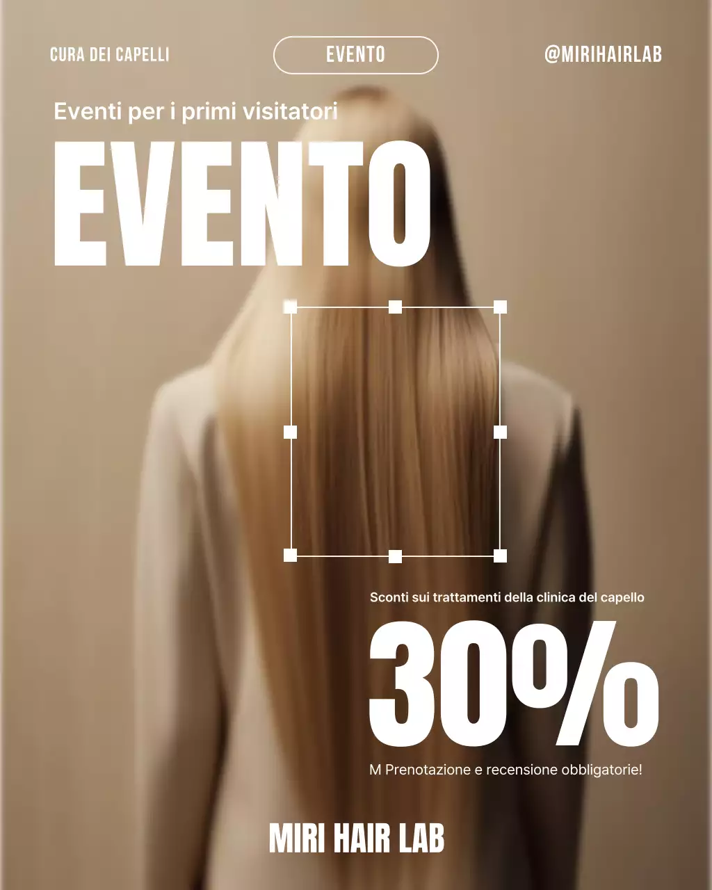 Pubblicità di Beige Modern Haircare