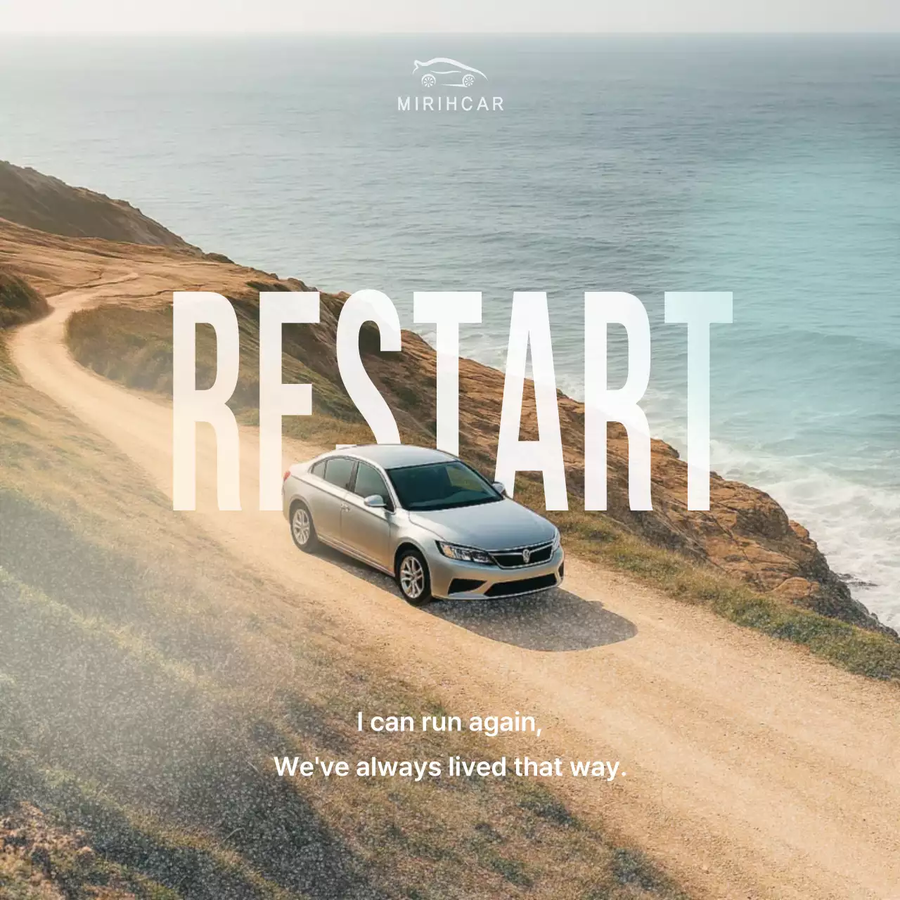 beige modern car advertisement