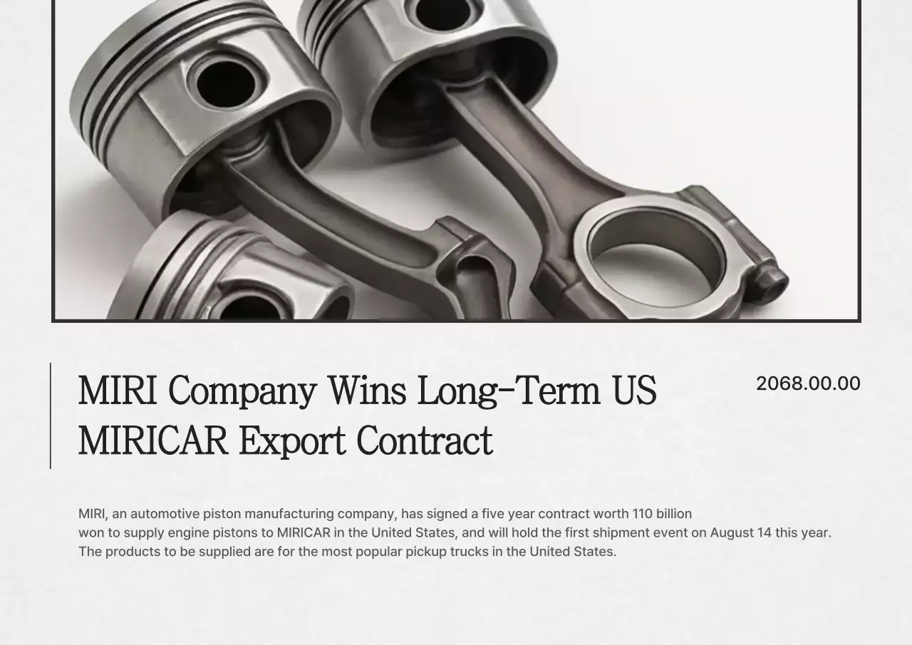 thông báo về ô tô công nghiệp màu xám