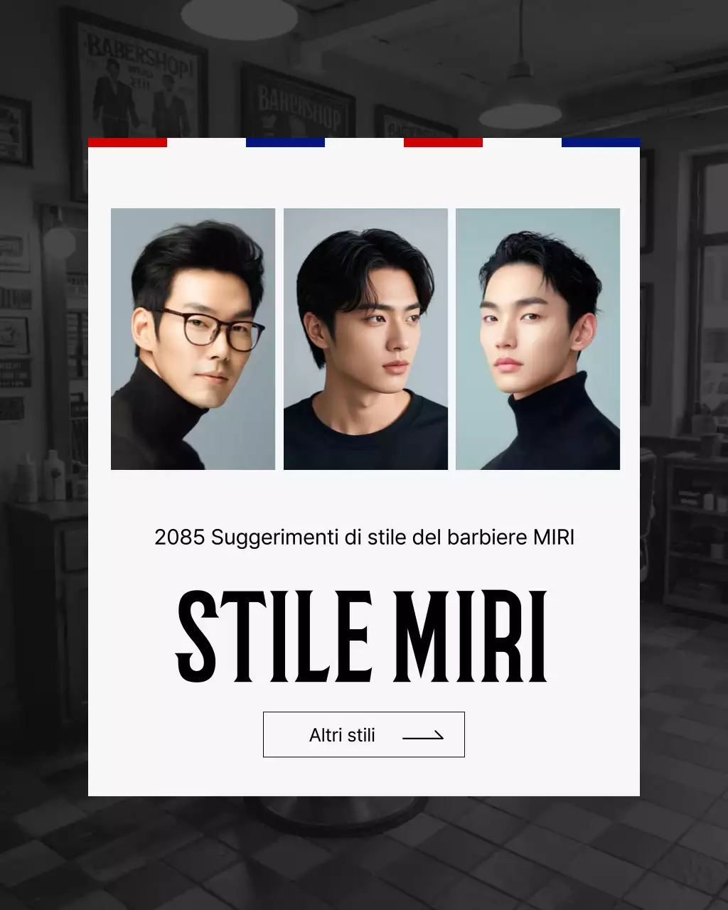 Promozione Gray Modern Barbershop