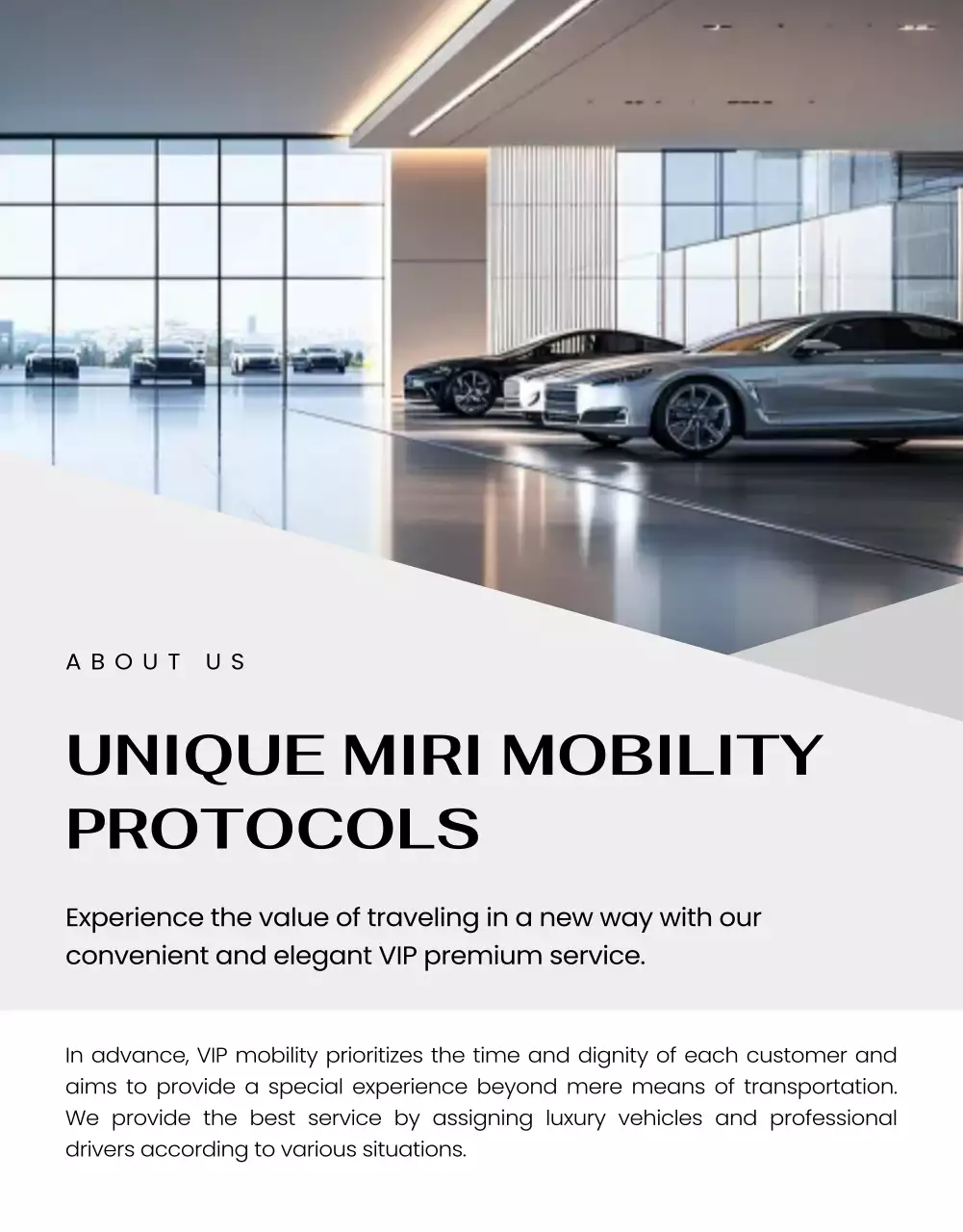 black luxury mobility promotion