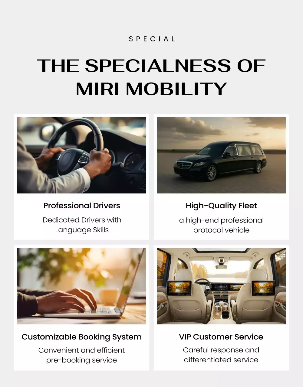 black luxury mobility promotion