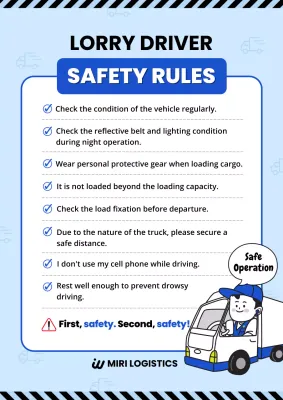 blue modern safety guideline