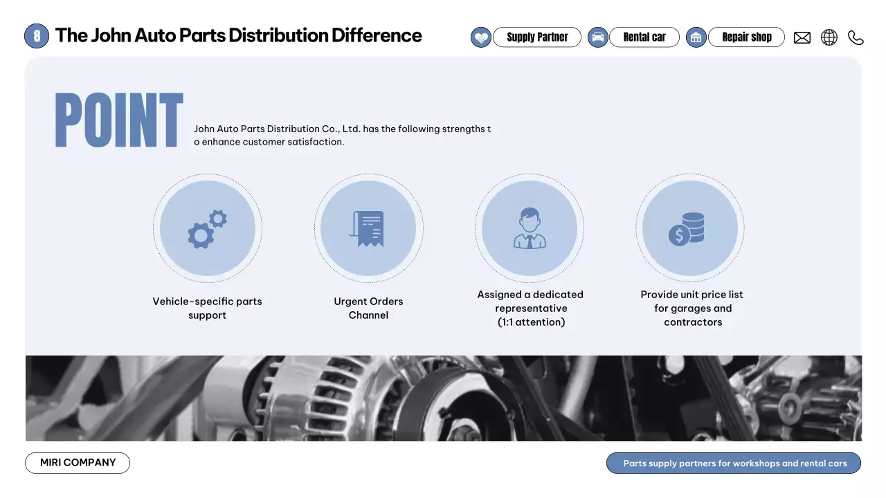 blue modern automotive proposal