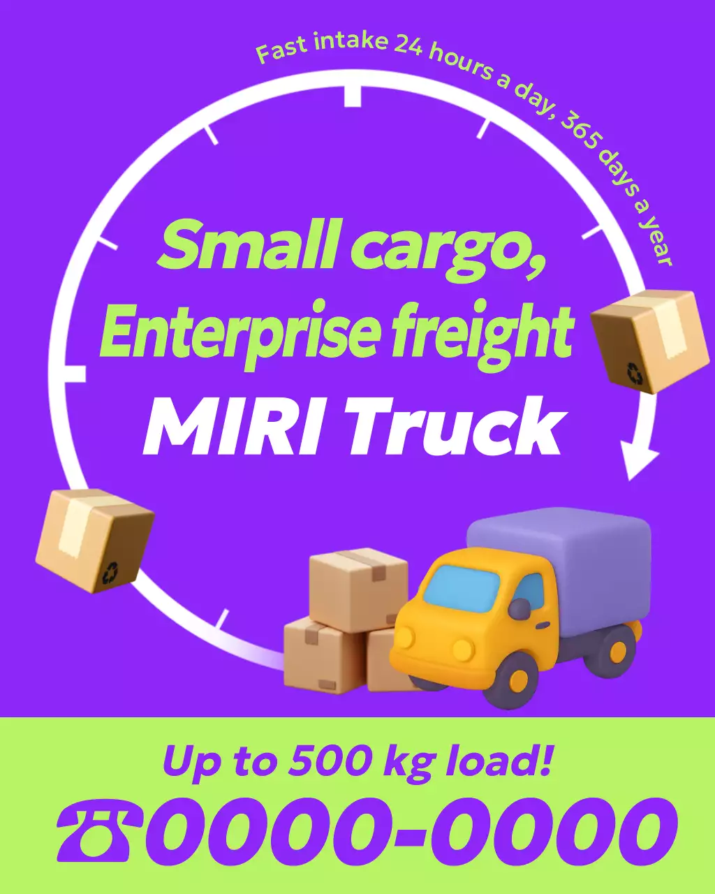 promoção de frete moderno roxo