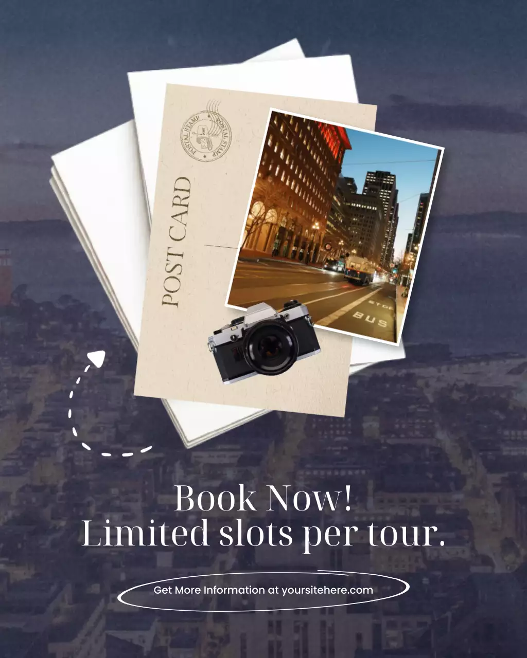 White and Beige Modern Scrapbook Labor Day Tour Local Activities Instagram Carousel Post