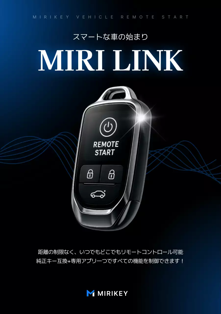 青 モダン 車 ポスター