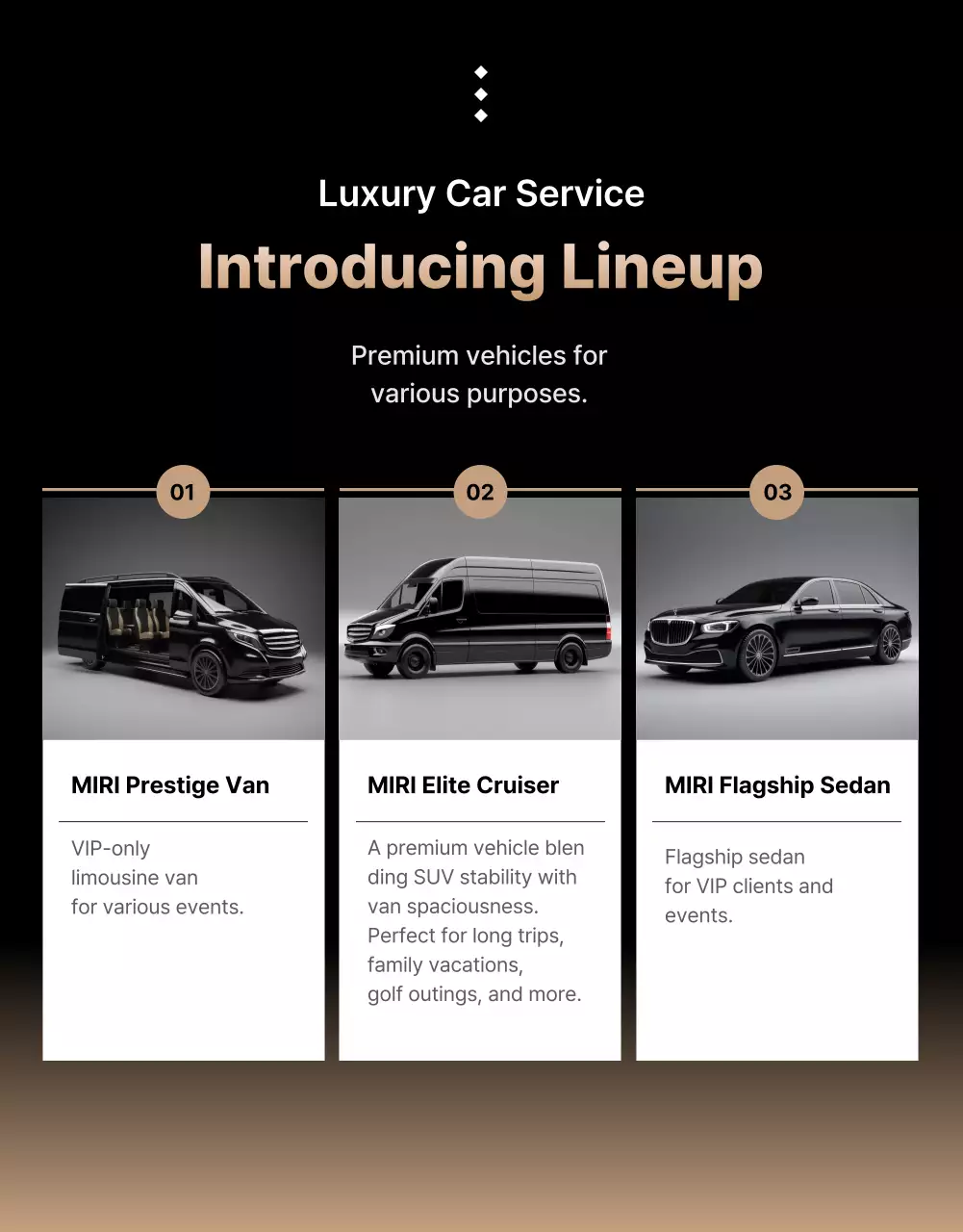 black luxury mobility promotion