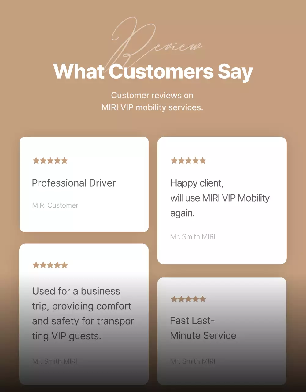 black luxury mobility promotion