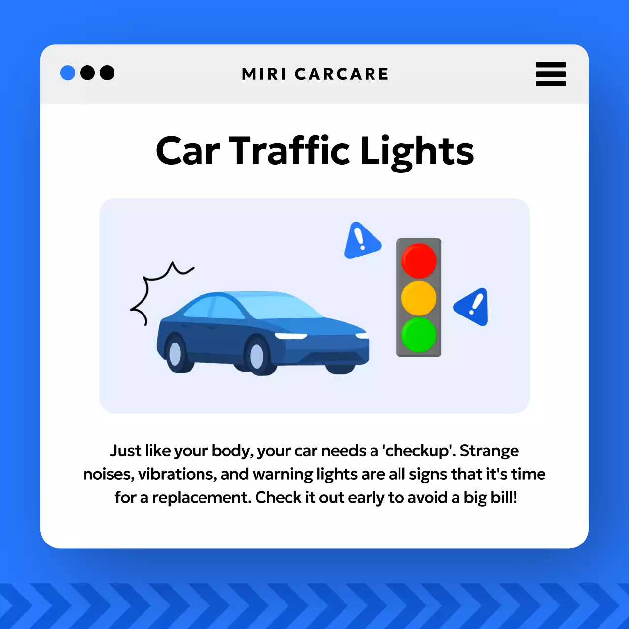 blue modern car safety guide