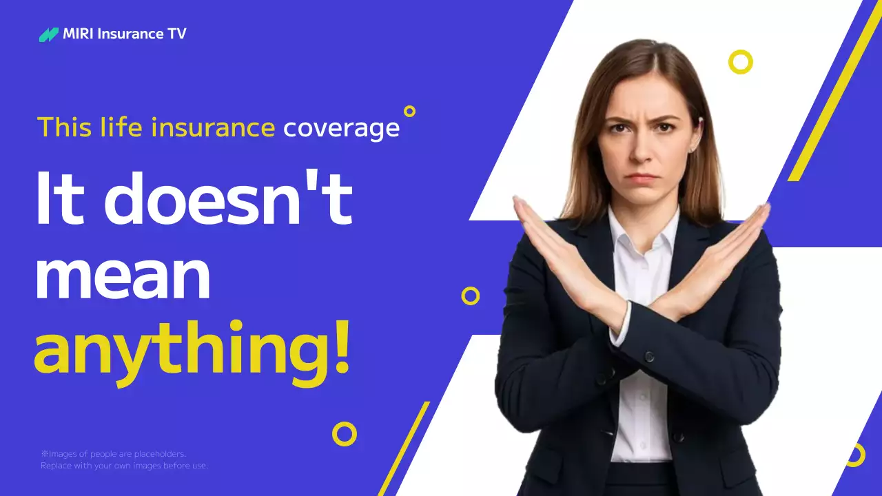 blue modern insurance advertisement