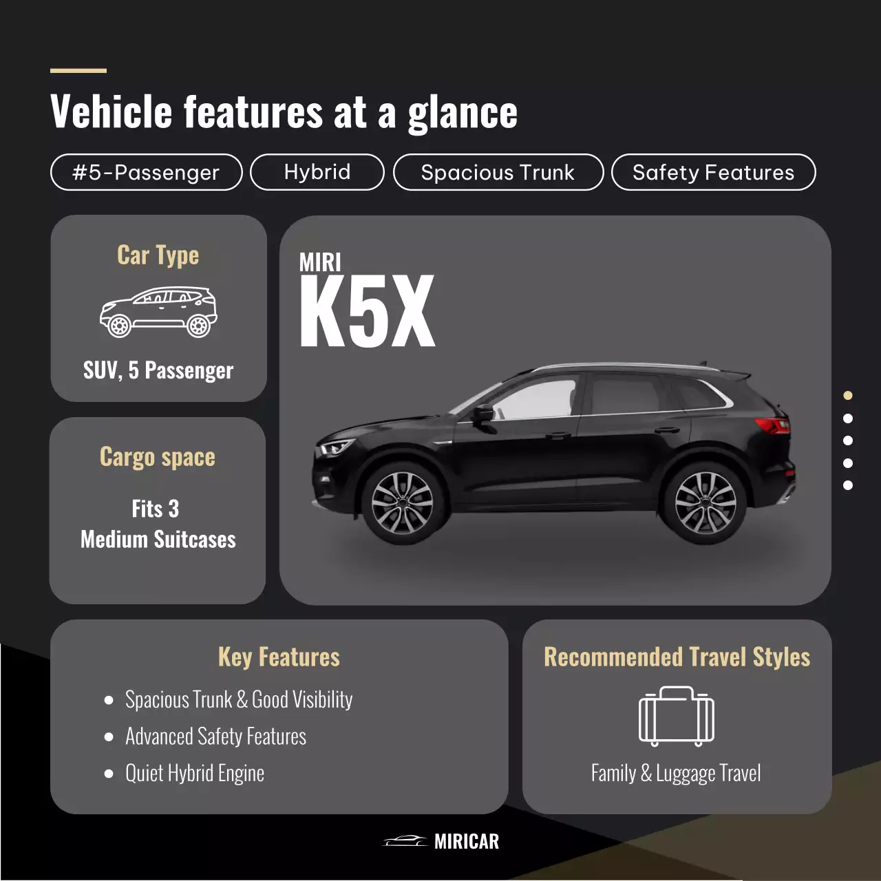 grey modern SUV promotion