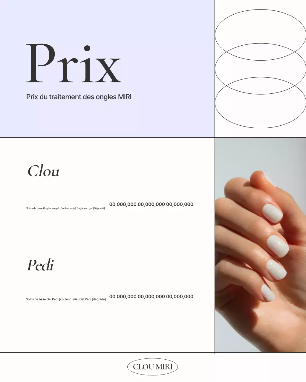 Promotion du salon de manucure moderne Yeonbora