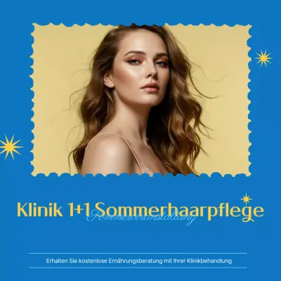 Blue Modern Haircare Aktion