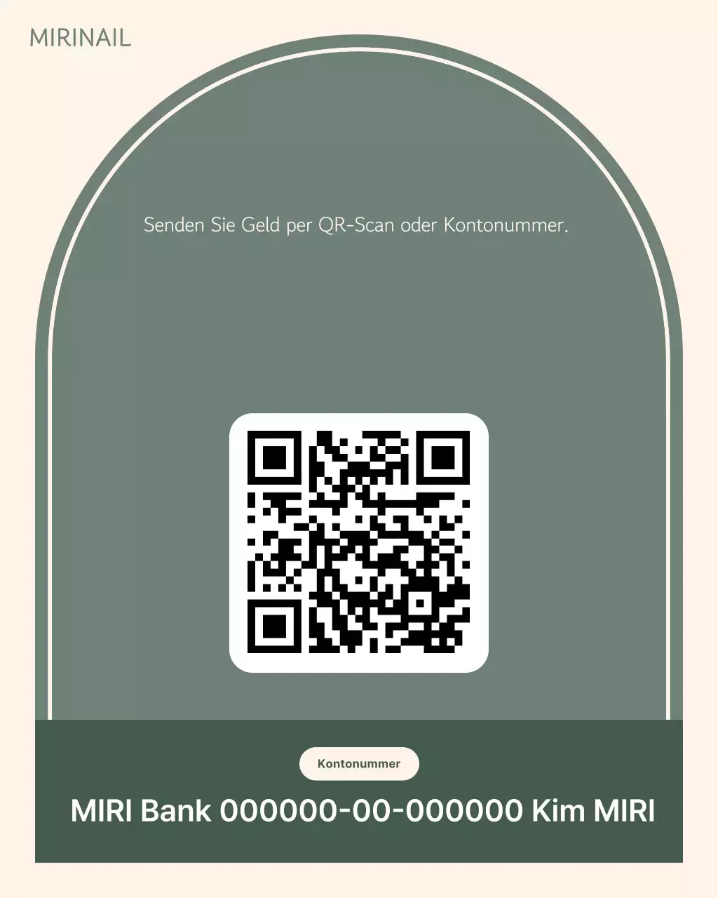 Khaki Nail Shop Einfache Zahlungsanleitung