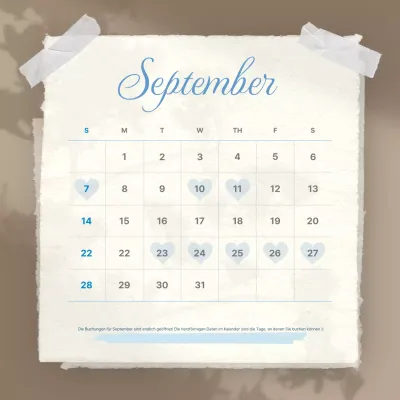 Beige Simple Nail Shop Reservierungsinformationshinweis