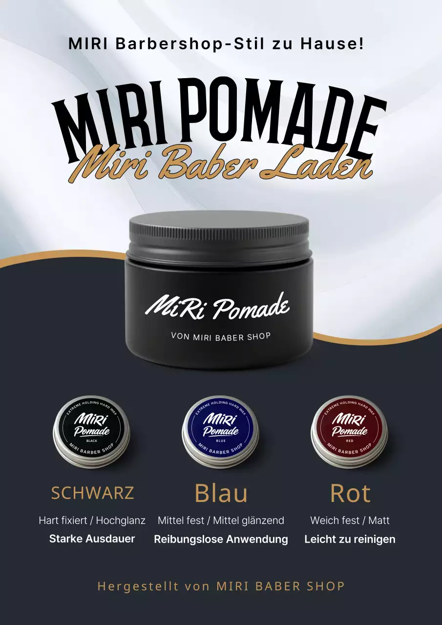 Werbung für moderne schwarze Frisuren