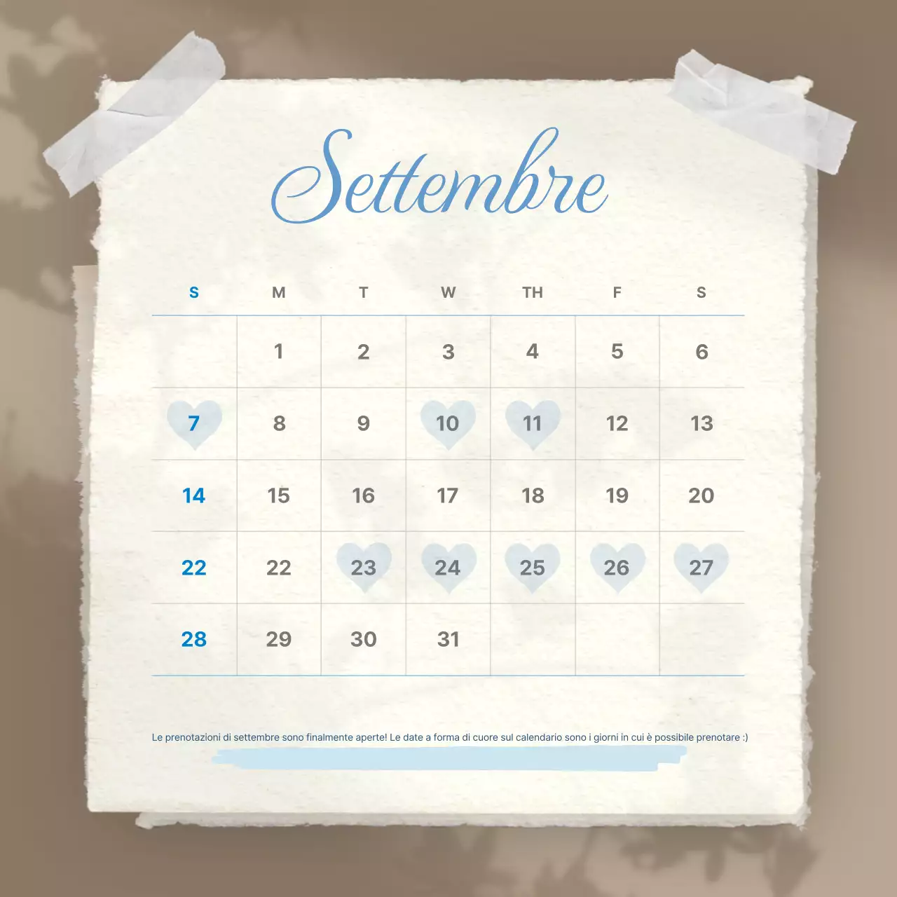 Avviso informativo sulla prenotazione del Beige Simple Nail Shop