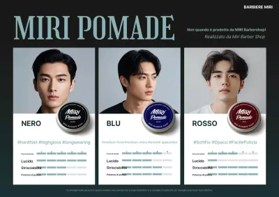 Promozione del prodotto per acconciature moderne nere