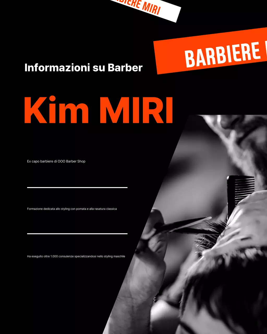 Pubblicità di Black Modern Barbershop