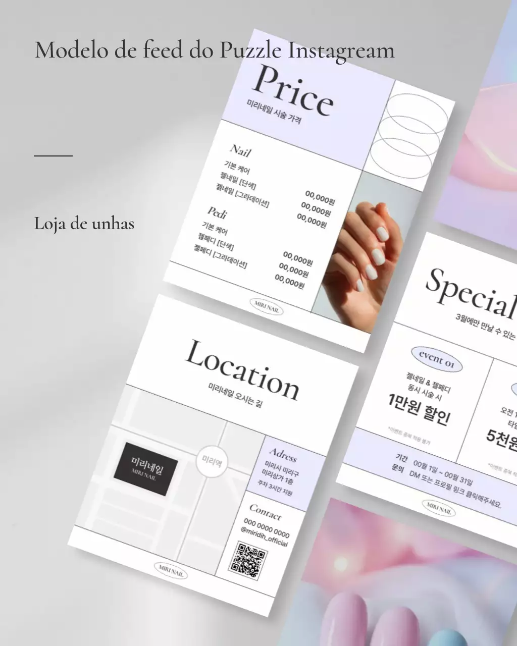 Promoção da Yeonbora Modern Nail Shop