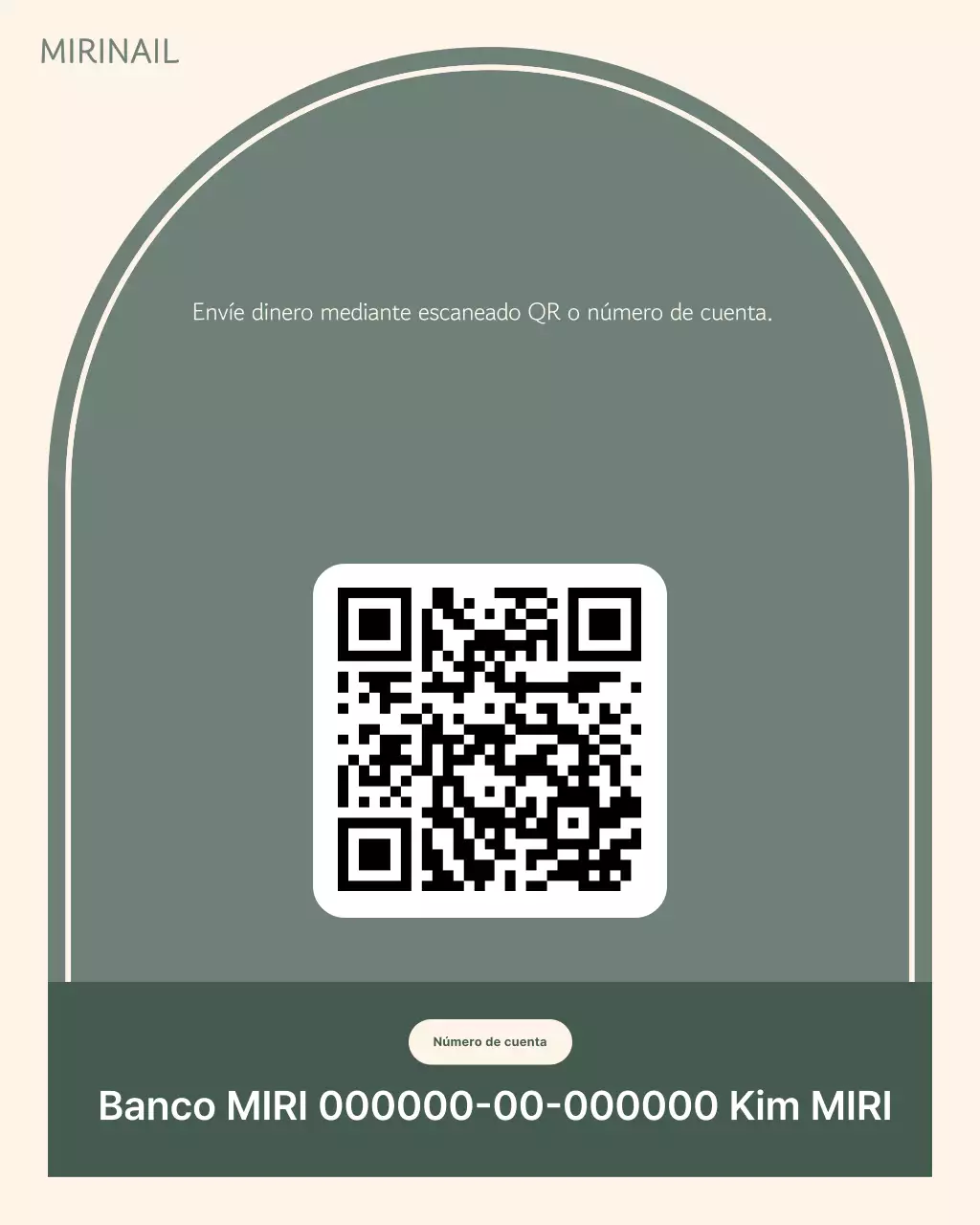 Guía de pago sencilla de Khaki Nail Shop