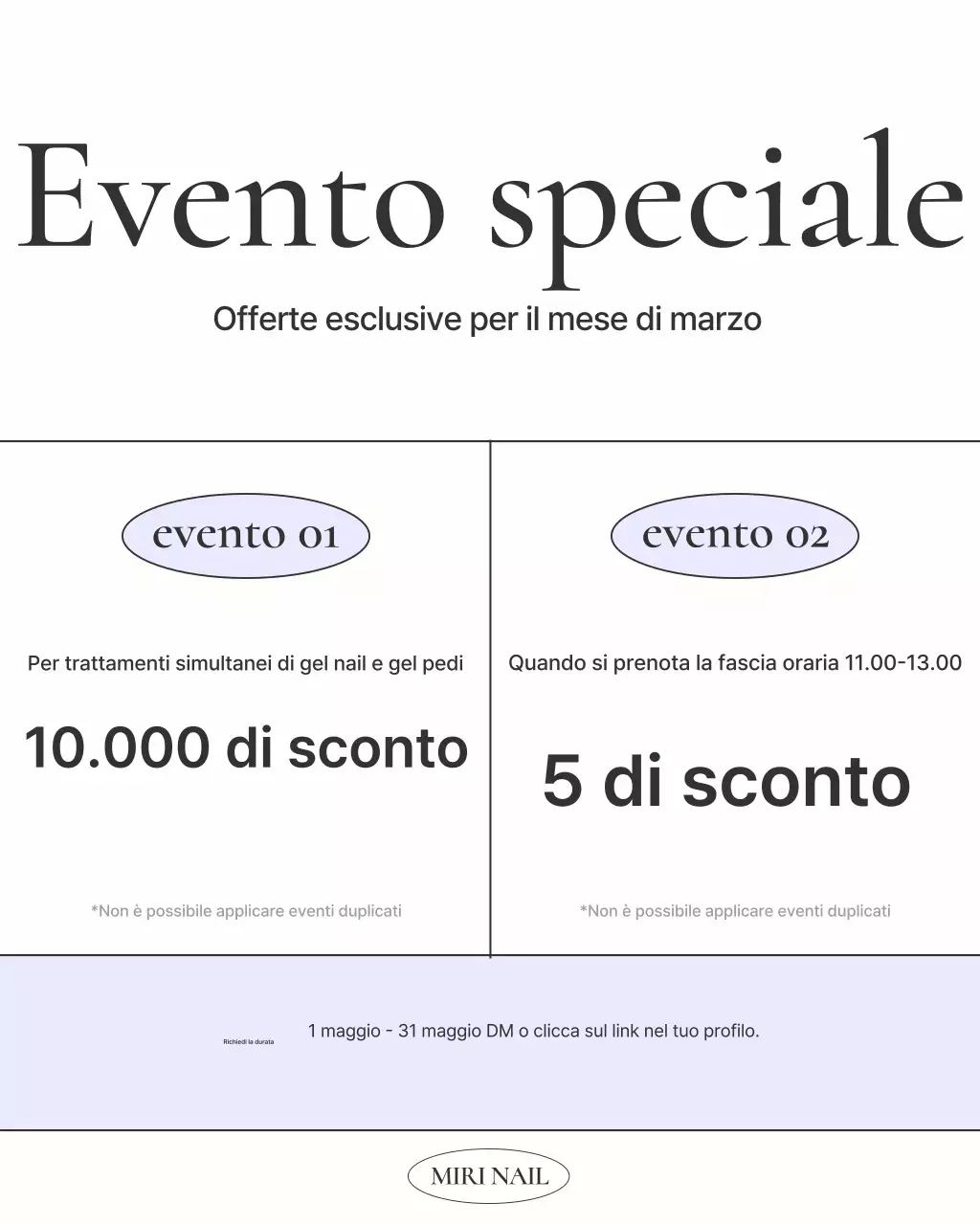 Promozione del negozio di unghie moderno Yeonbora