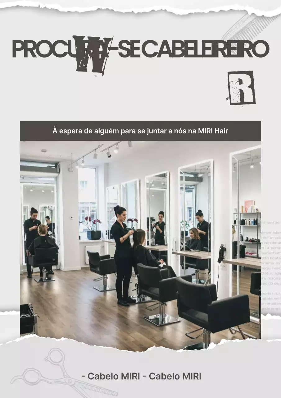 Vaga de emprego na Gray Modern Beauty