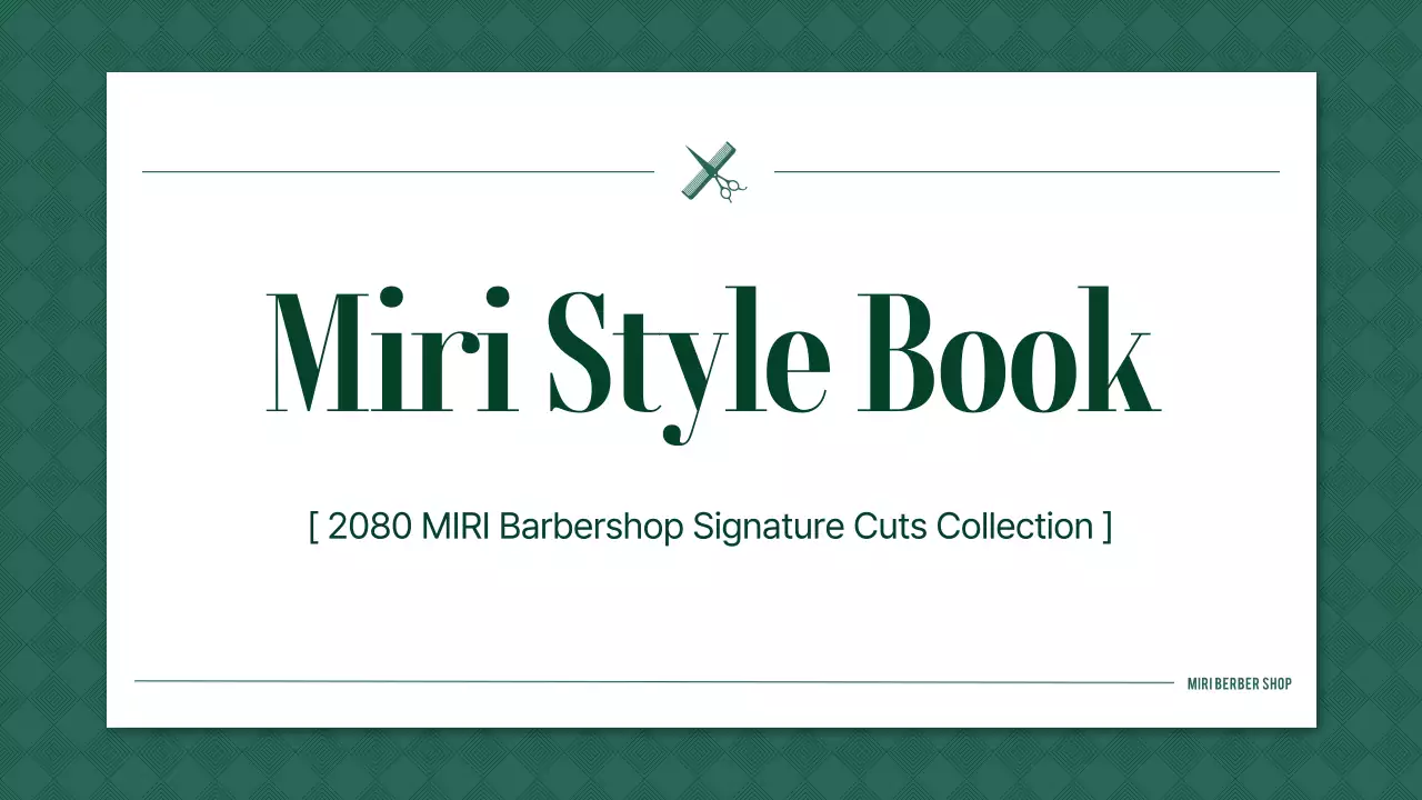 Panduan Buku Gaya Green Simple Barbershop