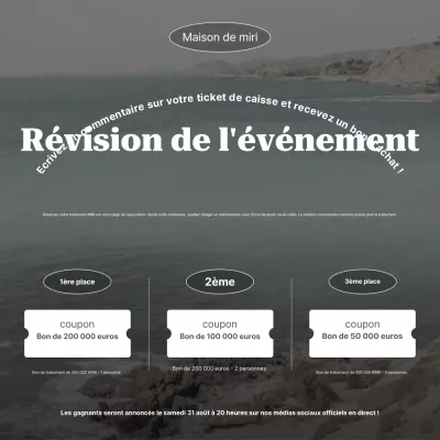 Promotion de l'événement Gray Clean Review