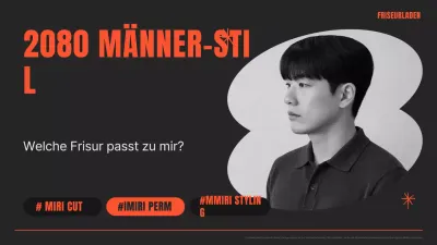 Förderung moderner Frisuren für schwarze Männer