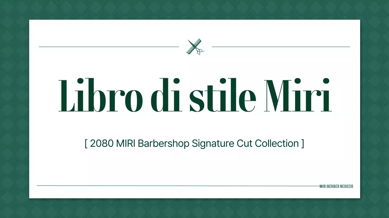 Guida allo stile semplice e verde del barbiere